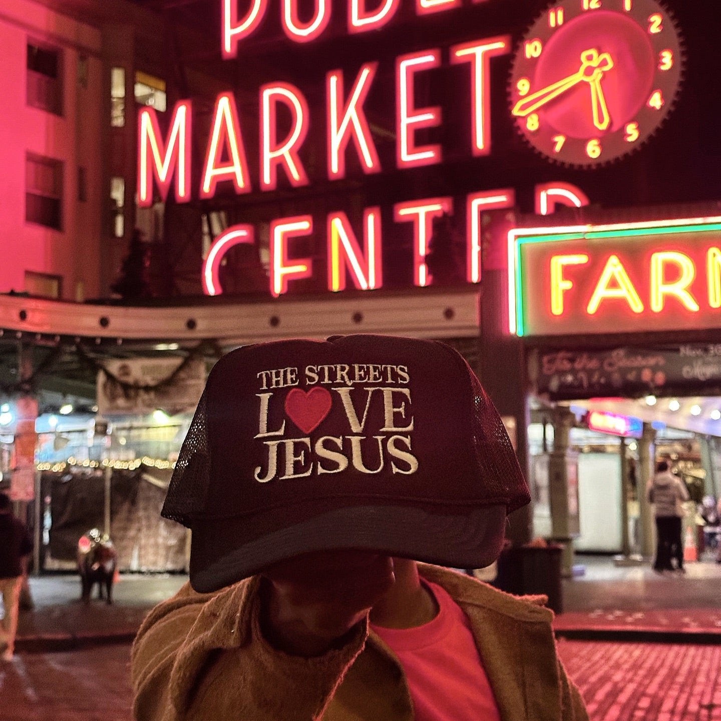 The Streets Love Jesus Trucker Hat